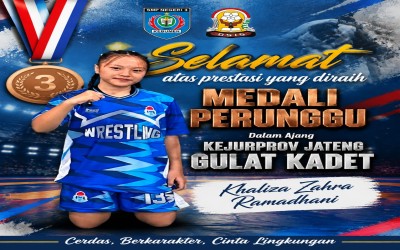 Khaliza Zahra Ramadhani Raih Perunggu Tingkat Provinsi